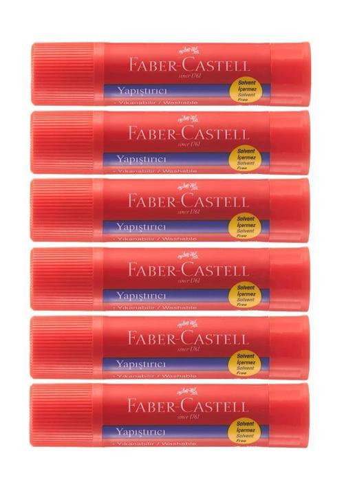 Glue Stick Yapıştırıcı Katı Yapıştırıcı 10 Gr Ruj Yapıştırıcı 6 Adet