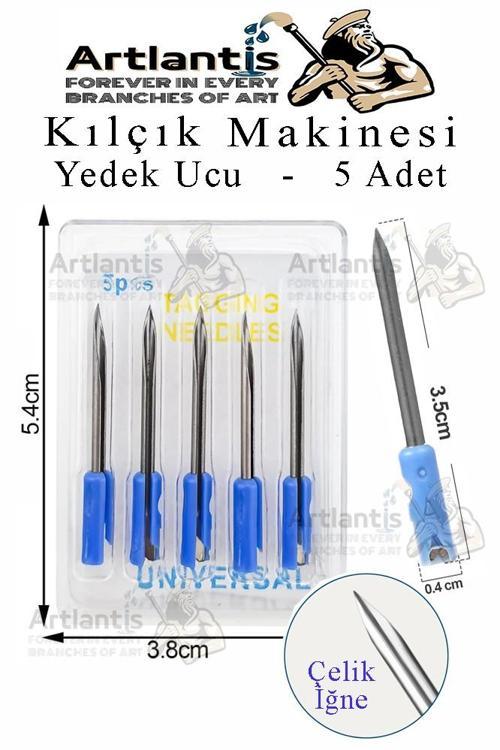 Kılçık Makinesi İğnesi İnce Uçlu 5 li 1 Paket Değiştirilebilir Çelik Uçlu Kılçık Tabancası Yedeği Etiketleme İğnesi