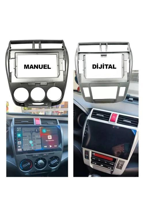 Honda City 2009-2012 Manuel Klima Uyumlu 9 Inç 4-32 Gb Multimedya