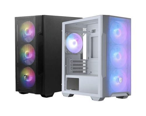 MAG Forge M100R Temperli Cam Mesh 4x120mm ARGB Fan USB 3.2 Beyaz Micro-ATX Tower Gaming (Oyuncu) Kasa