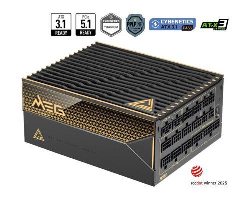 MEG AI1600T PCIE5 1600W 80+ Titanyum Full Modüler Power Supply