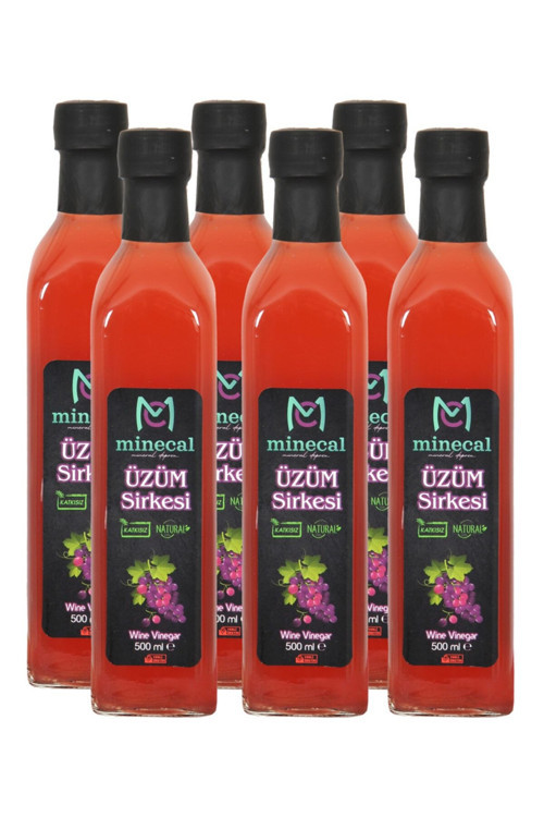 Doğal Fermente Üzüm Sirkesi 6X500 Ml