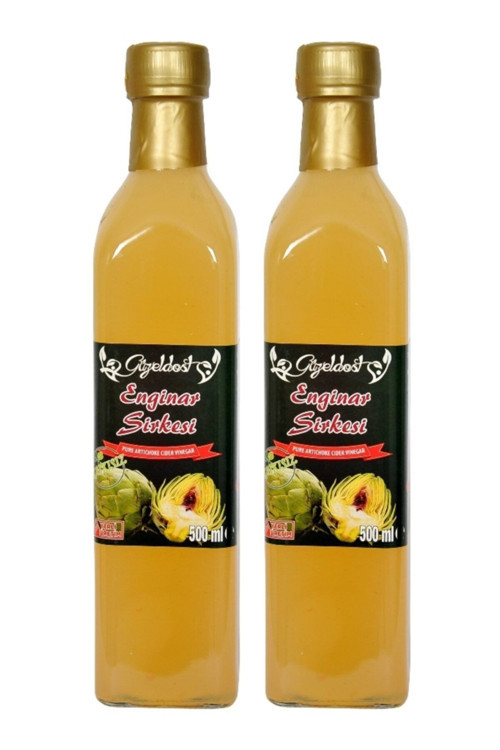 Katkısız Saf Doğal Fermente Enginar Sirkesi 2X500 Ml