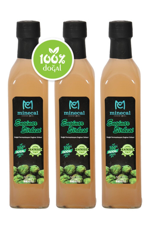 Doğal Fermente Enginar Sirkesi 3X500Ml