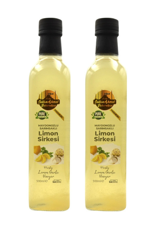 Maydanozlu Sarımsaklı Limon Sirkesi 2X500Ml (Özel Üretim)