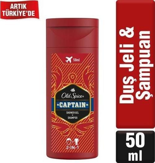 Duş Jeli & Şampuan 50 Ml  Captain