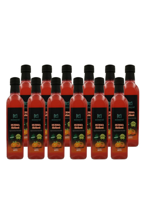 %100 Ev Yapımı Katkısız Hurma Sirkesi 12X500Ml