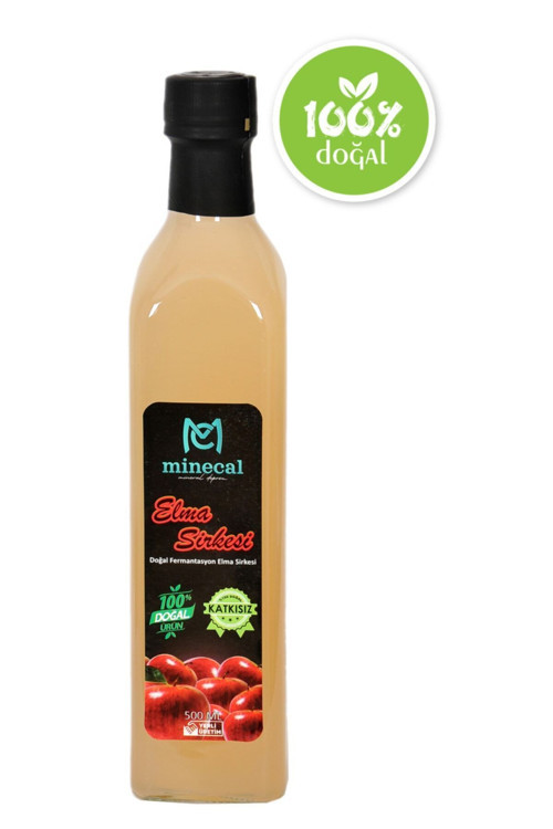 %100 Ev Yapımı Katkısız Elma Sirkesi 500Ml