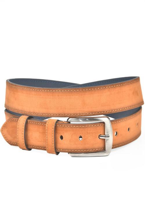 Erkek Taba 4 cm Eninde Süet Kemer Suni Süet Spor Kemer 2402643