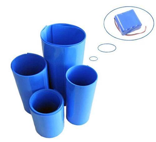 1 MT PVC ISI BORUSU MAVİ SHRINK 130 MM 18650 PİL YALITIM ISI BÜZÜLME KABLO KILIFI 