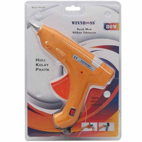 WINNBOSS WN-1179 80 WATT ANAHTARLI SICAK MUM SİLİKON TABANCASI 