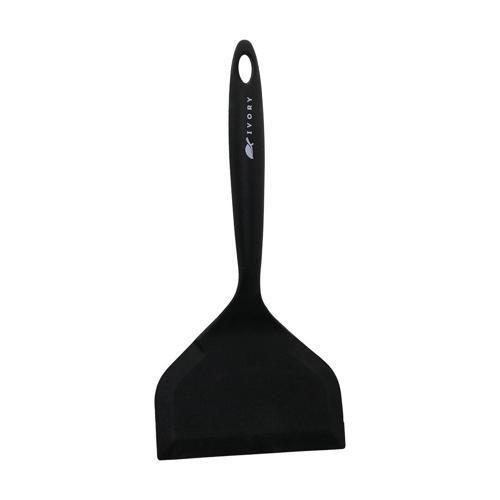 SİLİKON - SİYAH   JUMBO - GENİŞ AĞIZ  SPATULA  25.5CM -- AĞIZ: 12CM 
