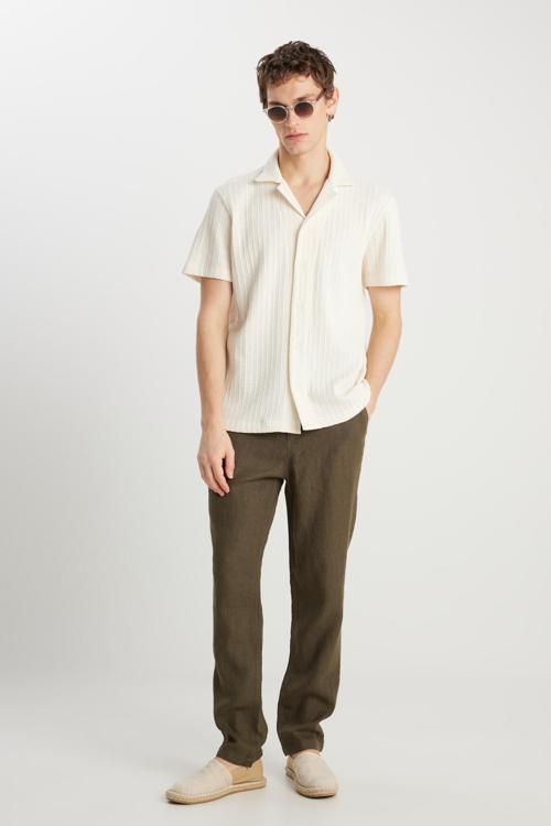 Chino Erkek Keten Pantolon W2510479801