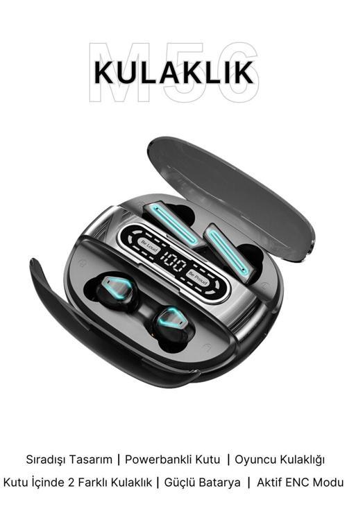 M56 Bluetooth Oyuncu Kulaklık Enc Mod Aktif Ios Ve Android Tüm Telefonlara Uyumlu Bluetooth Kulaklık
