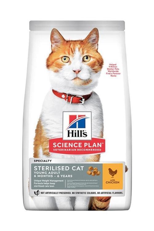 Hills Young Sterilised Tavuklu Kısırlaştırılmış Kedi Maması 10 Kg