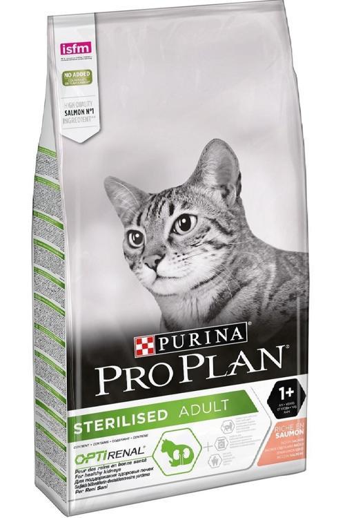 Proplan Sterilised Kısırlaştırılmış Somonlu Kedi Maması 10 Kg