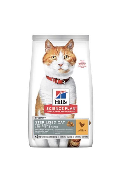 Hills Young Sterilised Tavuklu Kısırlaştırılmış Kedi Maması 10 Kg