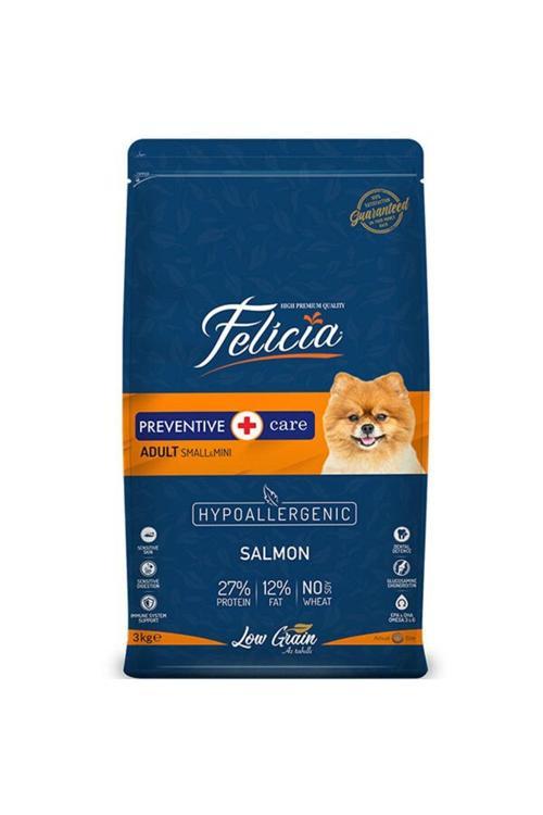 Düşük Tahıllı Hipoalerjenik Somonlu Küçük Irk Yetişkin Köpek Maması 3 Kg