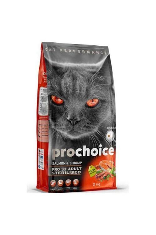 33 Kısırlaştırılmış Somon Karidesli Yetişkin Kedi Maması 2 Kg