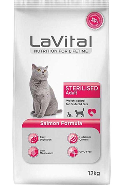 Somonlu Kısırlaştırılmış Yetişkin Kuru Kedi Maması 12 Kg