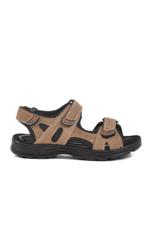 Kum Nubuk Erkek Çocuk Cırtlı Spor Sandalet 1305 G