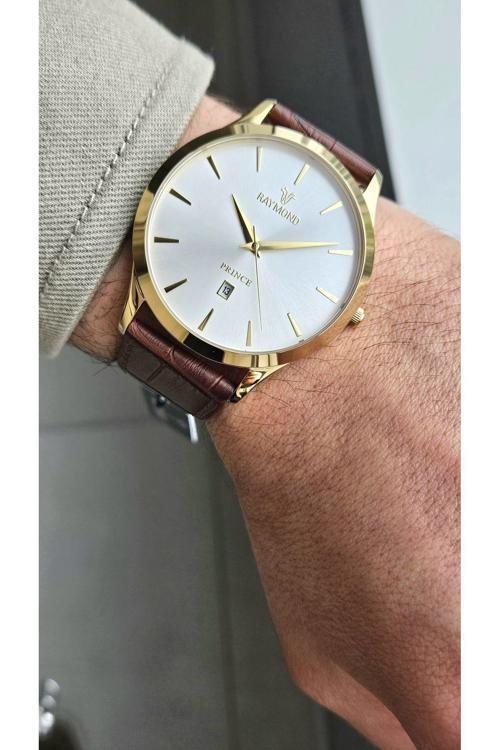 Rym-2034 Quartz Erkek Klasik Kol Saati - Çelik Kasa Ve Deri Kordon - 2 Yıl Garanti