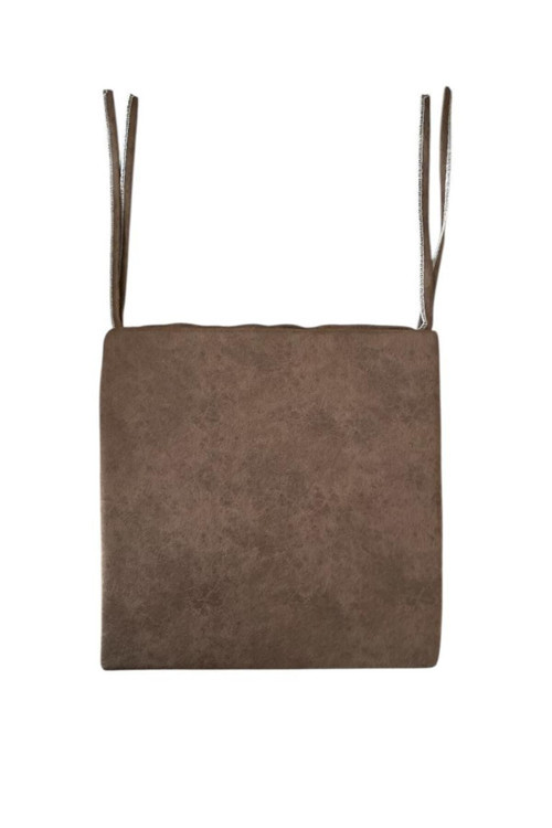 Sandalye Minderi Plastik Sandalye Koltuk Minderi 40 X 40 X 5 Cm Kahverengi