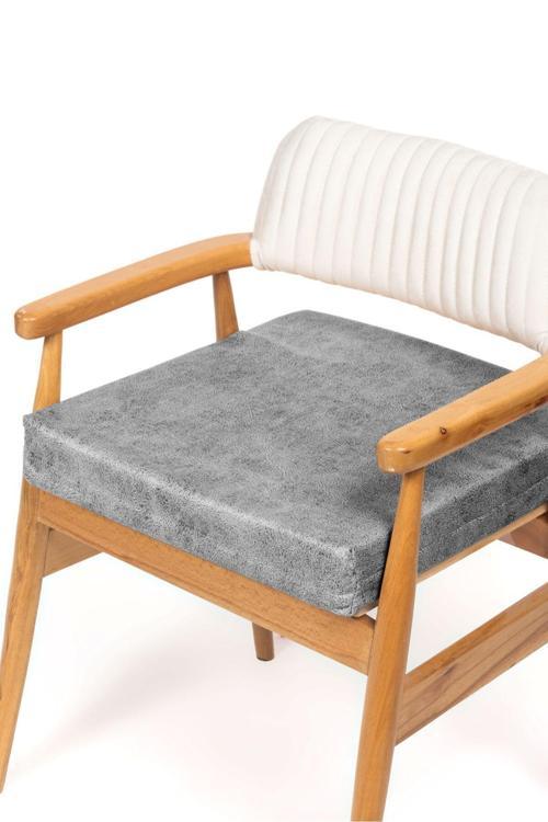 50X50X8Cm Sandalye Minderi Dayanaklı Fermuarlı Yıkanabilir Kumaş Bahçe-Balkon Minderi 1Adet