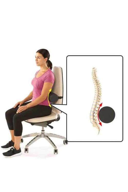 Rulo Bel Destek Minderi Araç Boyun Yastığı Çok Amaçlı Yastık Ortopedik Sandlye Yastığı
