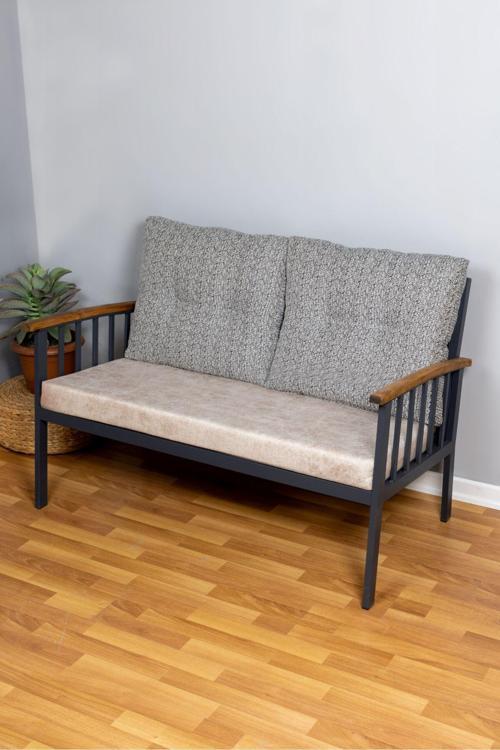 Bank Minderi İç Ve Dış Mekan Oturma Minderi Su İtici Güneş Dayanımlı Kumaş 100X45X8