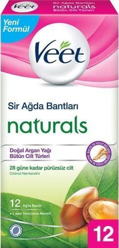 Ağda Bandı Naturals Shea Yağı 12'Li