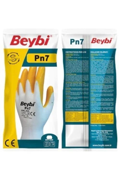 Pn7 Nitril Eldiven El-K7 Sarı No:10/Xl Bedenye