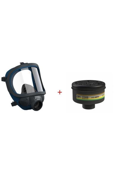 Safety Rava630 T.Yüz Gaz Maskesi+ Bls 415 Abek2 Filtre
