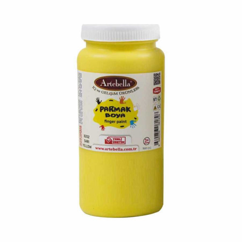 Parmak Boya Sarı 500ml