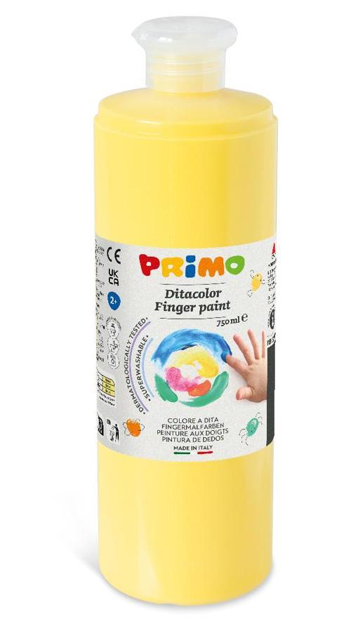 Yıkanabilir Parmak Boyası - Sarı 750ml