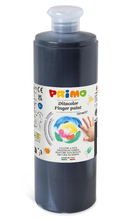 Yıkanabilir Parmak Boyası - Siyah 750ml