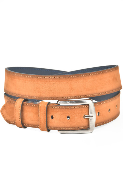 Erkek Taba 4 cm Eninde Süet Kemer Suni Süet Spor Kemer 2402643