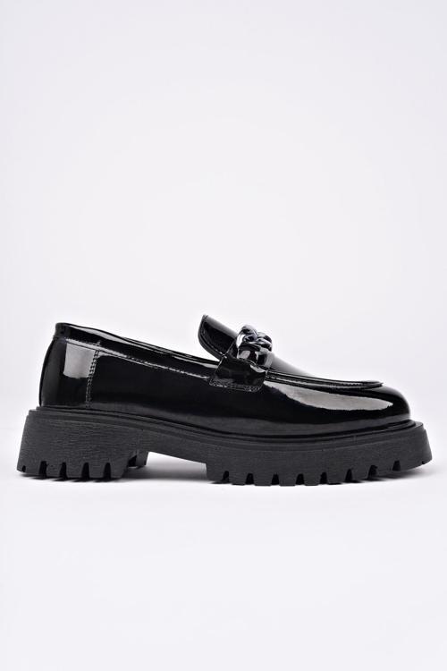 DAİLY Kalın Taban Tokalı Günlük Casual Makosen Kadın Loafer Ayakkabı