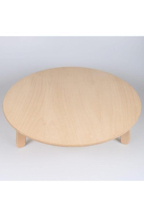 Besiroglu Ahşap Tahta Hamur Açma Sofrası 50 Cm Katlanır Ayaklı Hamur Tahtası