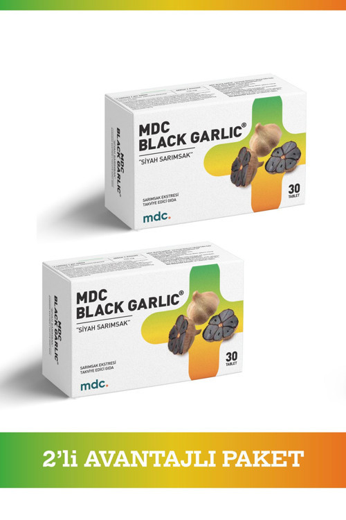 Black Garlic 30 Tablet 2'Li Paket