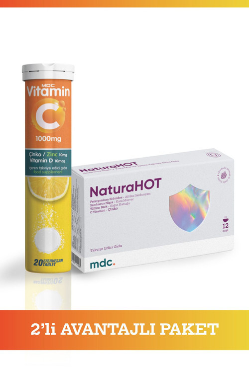 Naturahot Ve Üçlü Güç (C Vitamini, D Vitamini Ve Çinko) Avantajlı Paket