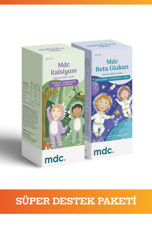 Beta Glukan Şurup Ve Kalsiyum Şurup - Süper Destek Paketi