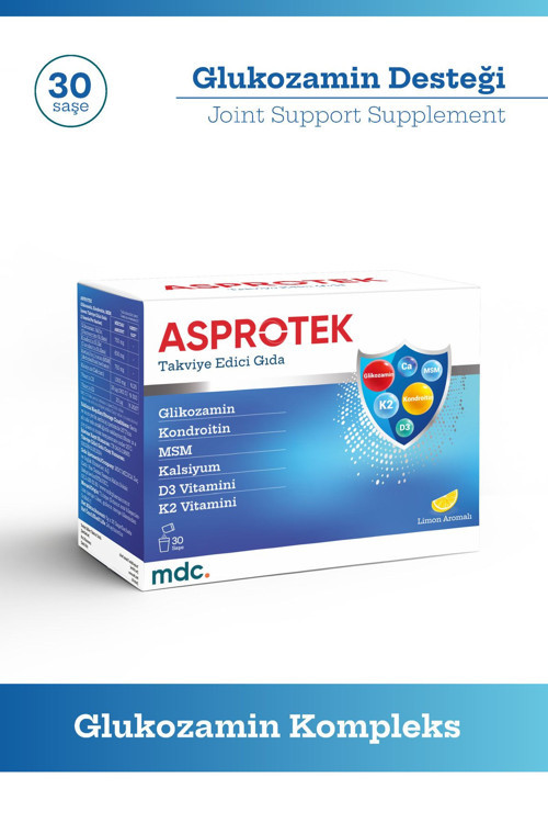 Asprotek (Glukozamin, Kondroitin, Msm, Kalsiyum) 30 Saşe