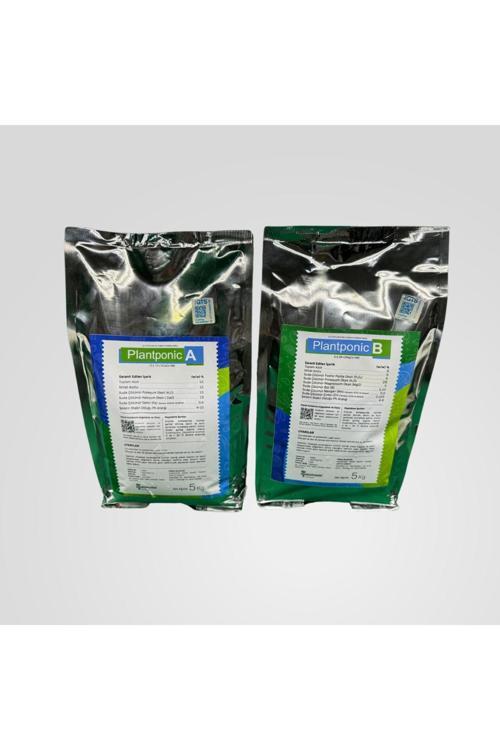 Topraksız Tarım Besini Plantponic A Ve B Besini 5 Kg /20 Litre Stok