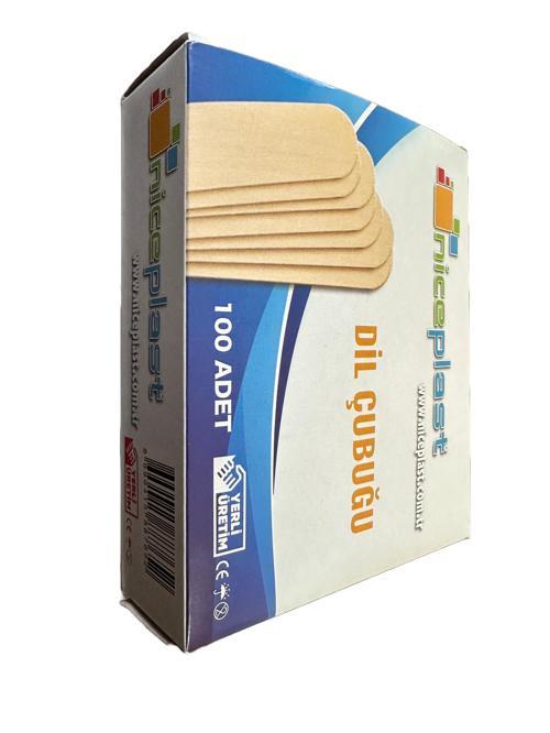 Dil Çubuğu Ahşap Maket Çubukları 2 x 14 Cm. - 50 Adetlik Paket
