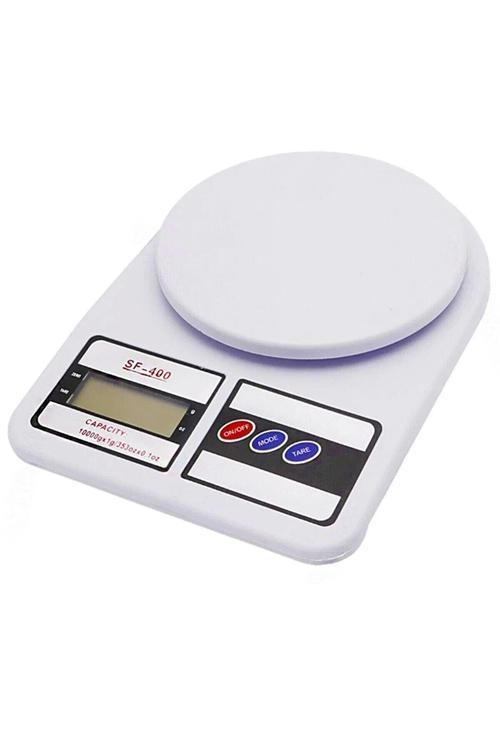 Hassas Dijital LCD Ekranlı Mutfak Terazisi Tartısı - 10 Kg. Kapasiteli - 1 Adet