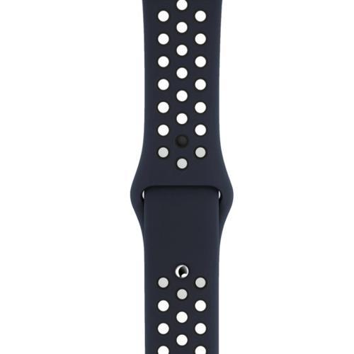 Apple Watch 38-40 mm Silikon Kayış - Siyah/Gri
