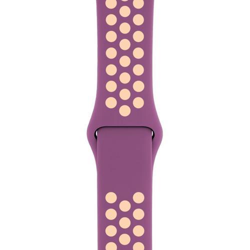 Apple Watch 42-44mm Silikon Kayış - Açık Mor / Lila