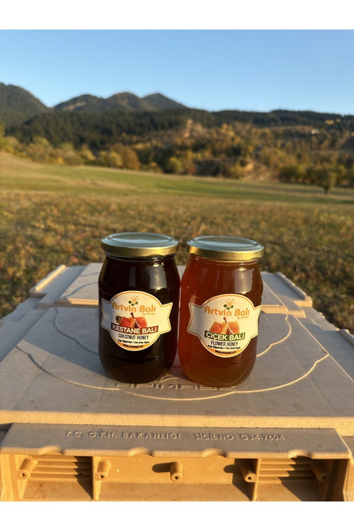 Artvin Balı - Bitirim İkili - Yayla Balı - Kestane Balı 970 gr