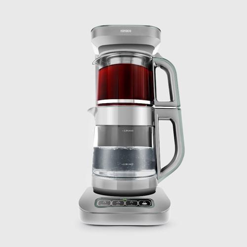 Çaysever Robotea Pro 4 in 1 Konuşan Cam Çay Makinesi Soft Green